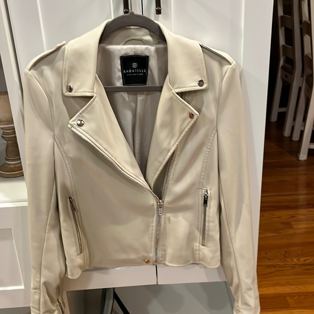 Vegan Leather Moto Jacket